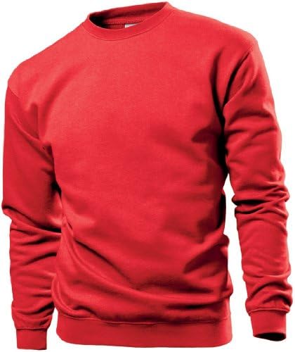 S320 Set in Sweat Men's Sweatshirt Red scarlet red Size:3XL