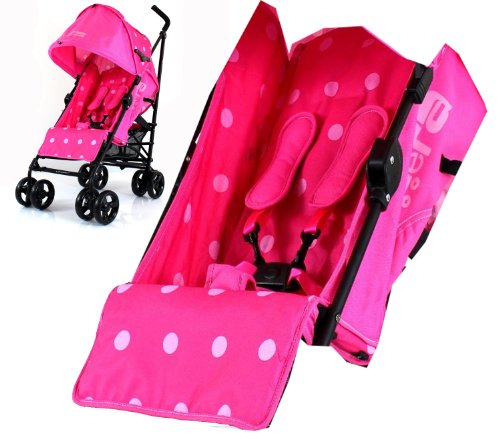 (Spare Parts Seat Unit) Zeta Vooom - Raspberry Dots Pink