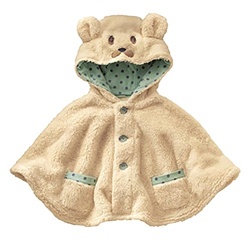 Amur Leopard Double-side Wear Baby Toddler Cloak Hoodie Poncho