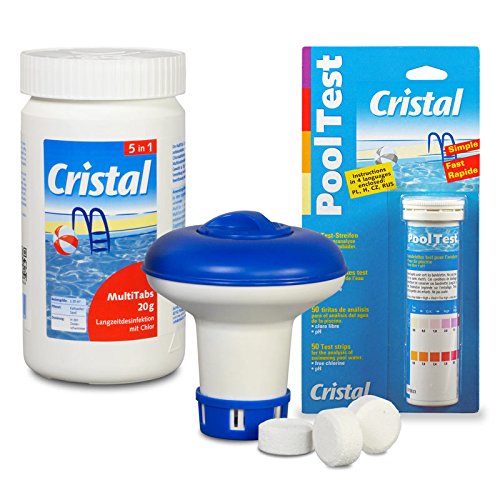SET MultiTabs Chlor 5 in 1 (20 g), Chlordosierer + Teststreifen
