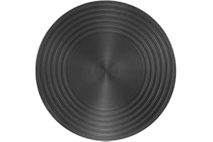GLOBALHUT Placa adaptadora de inducción Placa difusora de calor de doble cara, placa de conducción de calor antideslizante, para utensilios de cocina de vidrio (24 cm)