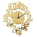 Produktbild hevoiok Wanduhr Einzigartige Katze modernes Design Home Decor Armbanduhr Wandtattoo Schlafzimmer Deko Craft Art Uhr Quarz Nice leise Uhr