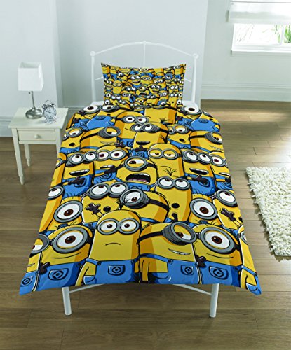 Cattivissimo Me Minion Army Set di Copripiumino e Federa per Letto Singolo