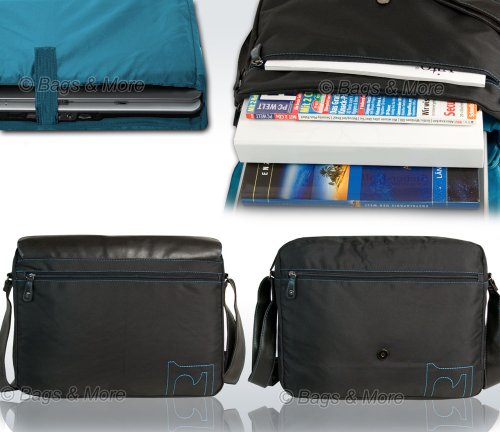 DANIEL RAY Umhängetasche BOUND Schultertasche Laptop Tasche Schwarz - 2