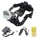 Produktbild Genwiss 3000 Lumen CREE T6 LED Big Scheinwerfer 3 Schalter Modus Stark Normal Flashing Scheinwerfer Aluminiumlegierung für Camping Radfahren(inklusive 2x 5000mAh 18650 Battery + Charger + Car Charger)