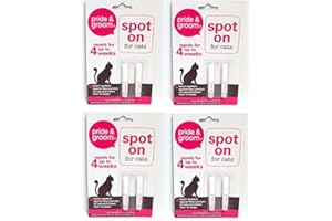 PRIDE & GROOM 4x Spot On For Cats