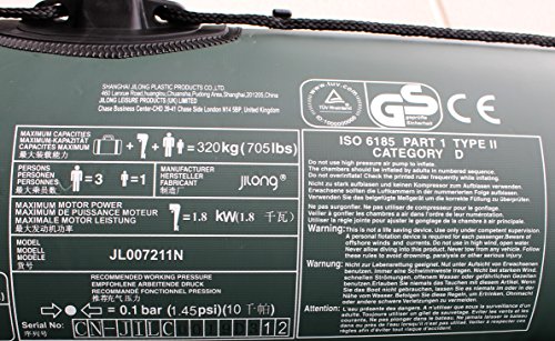 Fishman 400 II Boot Paddel Pumpe Schlauchboot Angelboot Ruderboot Wassersport - 3