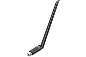 UGREEN Clé WiFi 6 AX900 Antenne à Gain Élevé 6dBi Adaptateur USB Entrée de Gamme 5GHz 2.4GHz Double Bande Station Soft AP Mode Dongle Pilote Intégré Compatible avec Windows 11 10