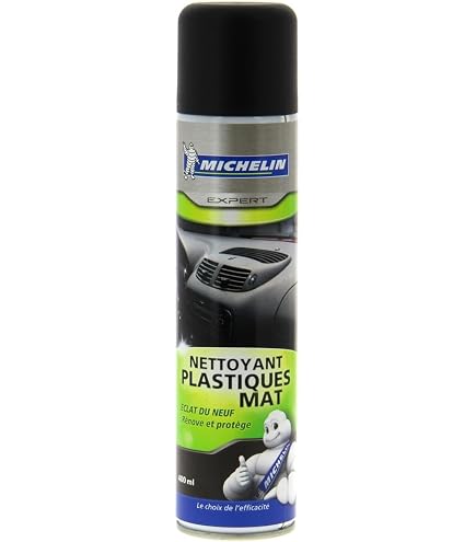 Nettoyant Brillant Plastiques Voiture Michelin Expert 400 Ml - Sent Agrumes, Protège Et Anti-Poussière