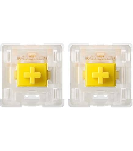 Sharkoon Linear Gateron CAP MILKY YELLOW Interruptores De Teclado