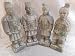 Produktbild 4er Set Terrakotta Armee bis 21 cm Keramik Xian China Figur Deko GWV 28624 M1