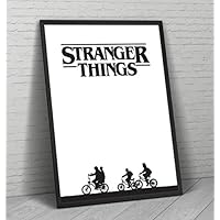 Stranger Things Inspired Poster, Print, Size A5, 148 x 210 mm, 14.8 x 21 cm, Frame Not Included.