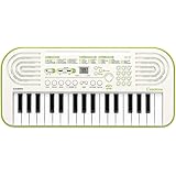 Casiotone Mini Keyboard SA-50 with Piano tones, White: 
