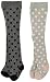 MiniMize Baby-Girls MMDOT Set of 2 Tights, Light Grey Melange, 3-6 Months (Manufacturer Size:68/74)