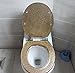 Produktbild Absteigender goldenen Harz WC Sitzbezug WC Sitzbezug universal gepolstert