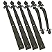 Produktbild Crown Bolt Crown Bolt 10012 Decorative Fleur-De-Lis Garage Door Kit Black by Crown Bolt