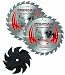 Produktbild Promax Extreme pm-0782402 Stack Dado Set, 20,3 cm von 24 Zahn, 5/8 Zoll Arbor, C-4, Holz Fall