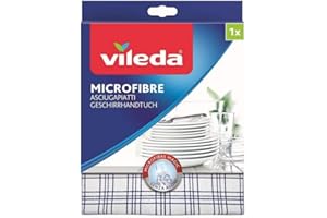 Vileda – Microfibre Plus asciugapiatti 55 x 40 cm – 2 Paños