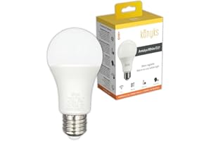 Konyks Ampoule connectée Antalya White E27 - LED WiFI + BT, 780 Lumens, 9 W, Blanc réglable, compatible avec Alexa ou Google Home, Automatisations faciles
