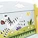 Fantasy Fields - Sunny Safari Animals themed Kids Storage Bench | Hand Crafted & Hand Painted Details | Child Friendly Water-based Paint