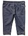 M&Co Baby Girls Full Length Cotton Rich Elasticated Waist Mid Wash Denim Trouser Jeggings Denim 6/9 Mnths