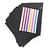 Produktbild Scrapbook Black Paper Seiten, Refill Seiten Papier für DIY Scrapbook Fotoalbum, 20 Seiten 8.26 "x 5.9" (21 x 15cm) (Refill Pages)