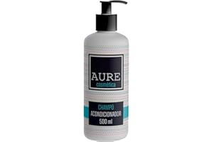 Aure Shampooing Démêlant pour Chien et Chat - Shampooing pour Animaux - avec Vitamines - Démêle et Adoucit la Fourrure - Renforce et Fait Briller Le Pelage - Facile à Appliquer - 500 ML