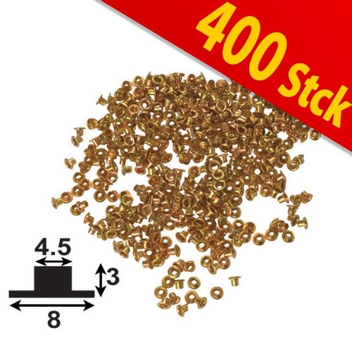 Ösen 400 Stück 4,5mm