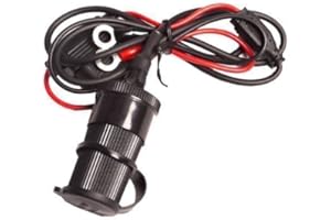 UltimateAddons 12v DC Waterproof Hard-Wire Motorcycle Socket - Reliable Power Source in Compact Design