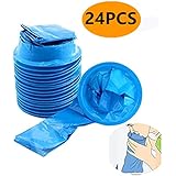 Paquet de 24 sacs à vomi - Jetables Sac de vomissement - 1000 ml - Matériel médical pour les voyages ou urgences - Pour les malades ou le mal de l'air - Sac avec embouchure