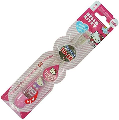 Hello Kitty Kids Flashing Toothbrush with 60 seconds Timer