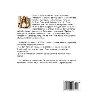 Finanzas para Emprendedores: Herramientas teóricas y aplicaciones de Excel para analizar un negocio desde el punto de vista financiero.