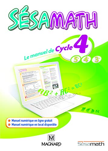 Sesamath cycle 4 (2016)manuel eleve (Sésamath)