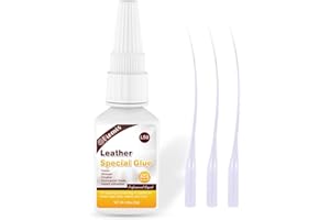 Viomis 30g Leather Glue, Special Fabric Adhesive for Leather craft, Shoe Repair, Furniture Upholstery, DIY | Strong Bonding Permanent Clear Washable for Genuine Leather Clothing Bags Seats Sofa and PU