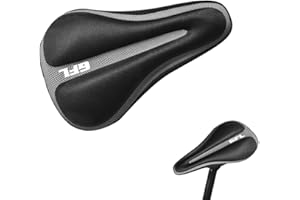 BUTYEAK Coprisella Bici Gel Morbido,Coprisella in Gel per Bicicletta, Coprisedili per Biciclette, Sella Bici per Ciclismo per Ciclismo, Coprisella in Gel per Bici Mountain Bike, Copri Sellini, 17 x 29,5 cm