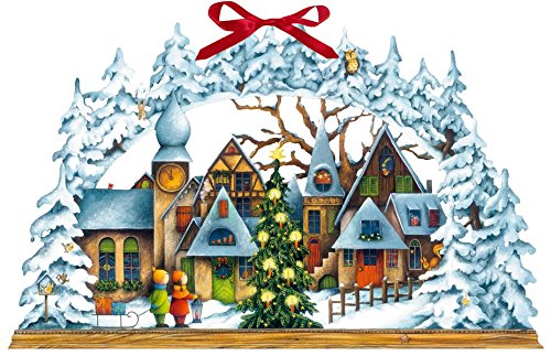 Preisvergleich Produktbild Wandkalender - Lichterbogen Weihnachtsdorf