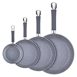 san ignacio sartenes carrefour Sarten de la colección San Ignacio Premium en gris, fabricada en aluminio forjado, con un revestimiento interior PTFE para una cocina profesional, en marmol moteado, duradero