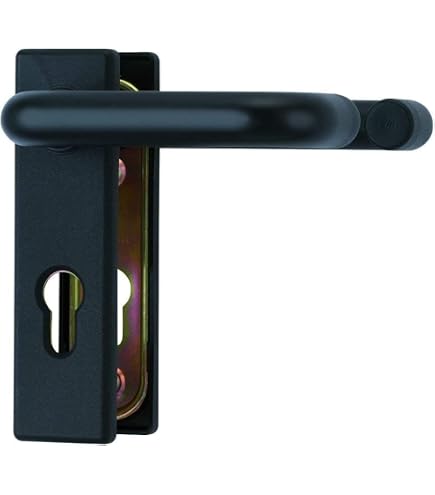 ECO K160 - Tirador De Puerta (pomo) En Roseta, Manija De Puerta Para Puertas De Protección