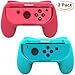 Produktbild Whiteoak Joy-Con Griff, [Upgrade-Version] Dauerhaft Joy-con Griff Controller Grip Kit für Nintendo Switch(2er Pack, Blau + Rot)