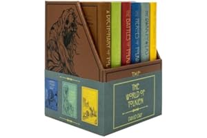 The World of Tolkien Complete 6 Books Collection Box Set by David Day (Dictionary, Atlas, Battles, Heroes, Dark Powers & Hobbits)