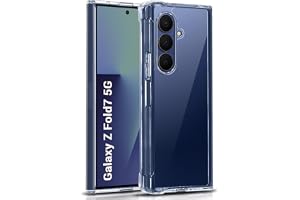 TheGiftKart Crystal Clear Back Cover Case for Samsung Galaxy Z Fold 7 5G | Shock Proof 360° Protection | Hard Clear Back Cove