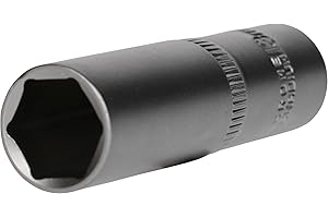 BRILLIANT TOOLS BT021825 Douille 6 pans 3/8", version longue, 13 mm [Powered by KS TOOLS]