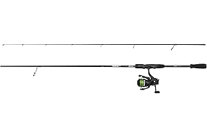 Abu Garcia Max SX Spinning Combo | Canne à pêche et Moulinet pour la pêche en Eau Douce du brochet et du Sandre | Poids léger | Canne Noire à Vitesse modérée | Options Multiples