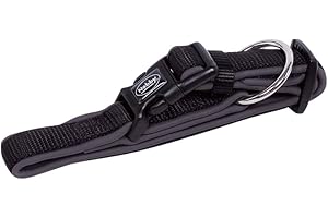 Nobby Halsband Classic Preno, schwarz/grau L: 30-45 cm, B: 20/25 mm, 1 Stück