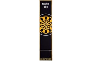 ‎KINGPOWER Kingpower Dart Mat, Tournament Mat, Throwing Line, Floor Protection Accessories, Dartboard, Dartboard, 2 Sizes, 237 cm and 290 cm, Various Designs