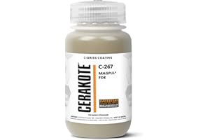 CERAKOTE® (Air Cure C-Series Coating- Ceramic Technology Combines the Qualities of Ceramic with Lasting Vivid Colors on All- Metals, Polymers, Woods +More (CMagPul Flat Dark Earth C-267, 4oz Tester)