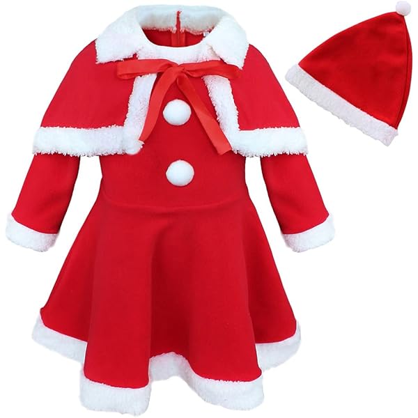 Costume D'elfe De Noël Pour Bébé Fille - Ensemble Body + Jupe Manches Longues - Cadeau Fête De Noël