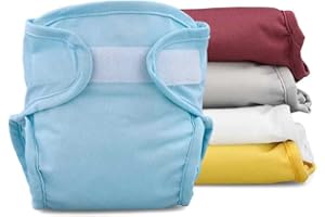 Little Lamb 5 Pack Reusable Nappy Wraps