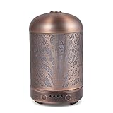 ✿ 【Ziemlich Ultraschall-Betrieb】 Die Ultraschall-Technologie lassen dieser Diffusor beim Arbeiten sehr leise seien. Es gibt einen ultrafeinen und glatten Nebel, der die trockene und rissige Haut erweichen und befeuchten kann. Es hilft Ihnen auch besser zu atmen, wenn Sie mit Klimaanlage schlafen.