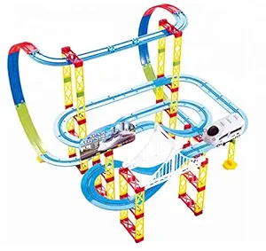 Magicwand DIY 105 Pcs Train Track Set Toy for Kids